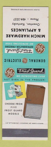 Matchbook cover general - -,