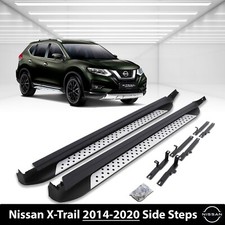 NEW OEM STYLE SIDE STEPS RUNNING BOARDS BARS PAIR FOR NISSAN X-TRAIL 2014-2020