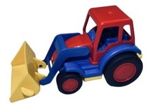 Wader Basics Tractor Small Plastic Kids Childs Toy Vehicle