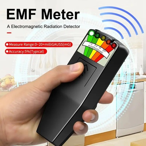 Led emf meter magnetic field - meter,