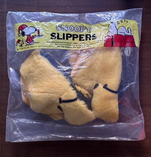 Vintage kids snoopy slippers - kids,
