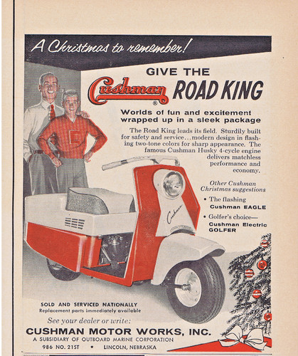 1957 cushman road - king, scooter