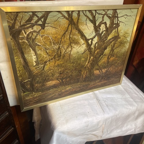 Vintage signed oil - signed,