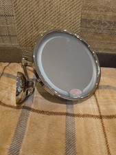 Samual Heath; Novis Double Arm Illuminated Magnifying Pivitol Mirror. N510/1.PN