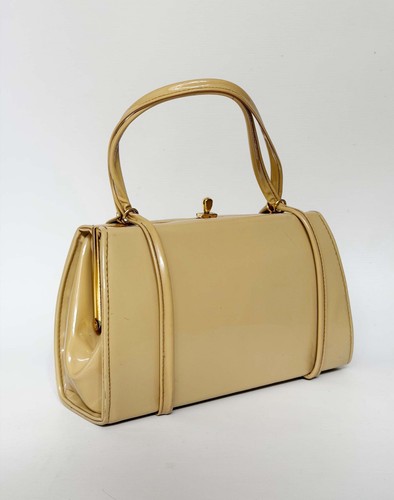 Vintage patent leather beige
