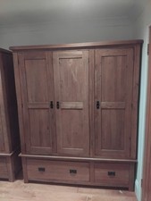  Oak Furniture Land  Triple Wardrobe 
