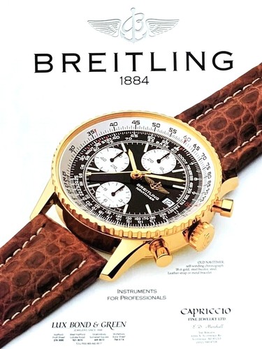 1991 breitling 1884 old - 1991,