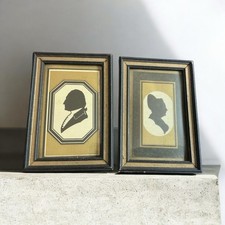 Antique Miniature Silhouette