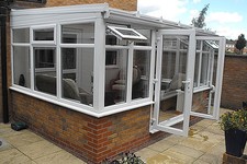 Conservatory - Made To Measure 2.7m x 2.5m Lean-to - White upvc 