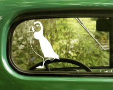2 PUFFIN BIRD DECAL Stickers