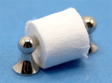 Dolls House Toilet Roll Holder