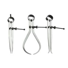 3Pc Spring Calipers Set Of 3 Internal External Dividers Dividing Tools