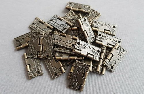 2pcs vintage brass hinges - vintage,