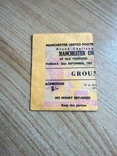 TICKET 1962/63  Manchester