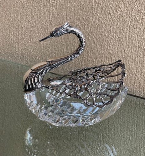 Vintage cut glass silver - cut,