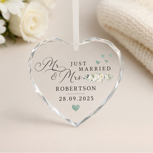 Personalised just married - just,