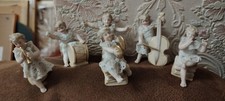 Rare 6 Piece Miniature Dresden