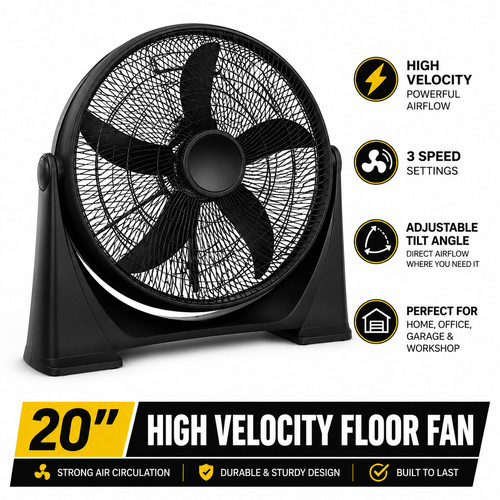 High velocity floor fan - floor,