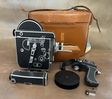 Serviced Paillard Bolex h16 REX 16mm film camera. Excellent. 25mm Switar Lens.