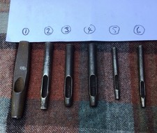 Vintage Assorted Makes of Wad / Leather Punches