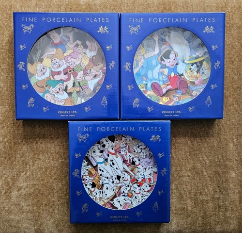 Kenleys ltd disney plates - plates, x3
