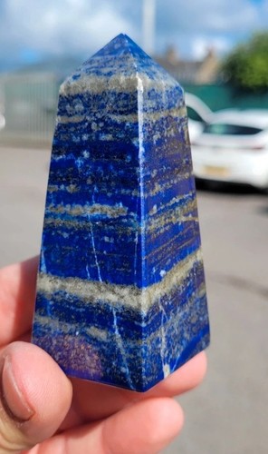 Lapis lazuli tower crystal - lazuli,