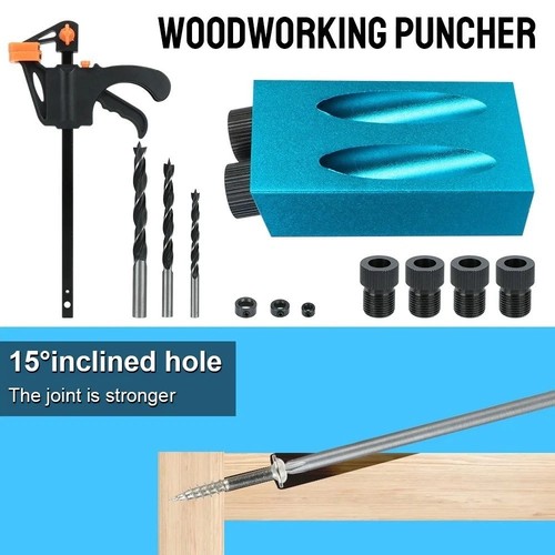 15pcs pocket hole jig - 15pcs, kit