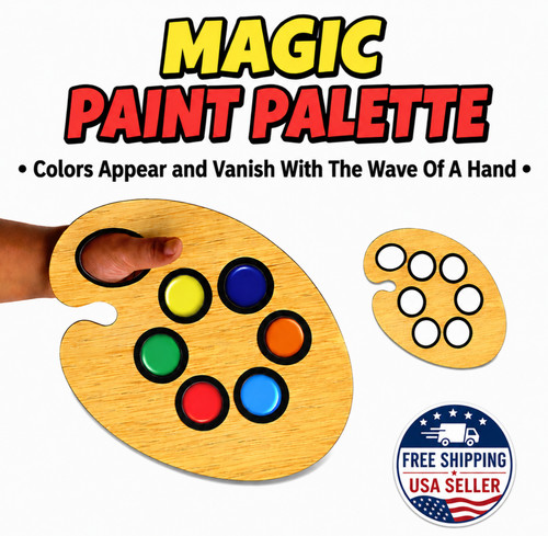 Magic paint palette gag trick - magic,