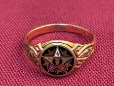 Vintage 9K Gold Masonic Order