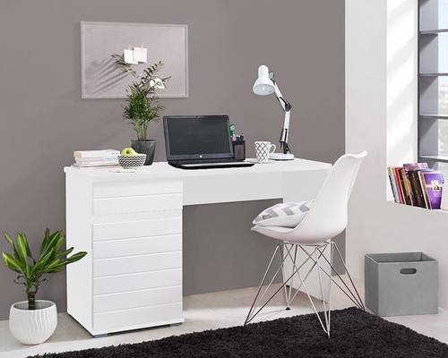 Langley white gloss computer - langley,