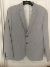 CEDAR WOOD LIGHT GREY JACKET 100% COTTON SIZE L OR CHEST 42” WORN ONCE