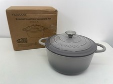 Enamelled cast iron dutch oven - cast,