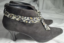 Van Dal Brown Suede Ankle