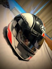 Arai Quantum ST Motorcycle Helmet, Size L, Well Worn But Plenty Of Life Left