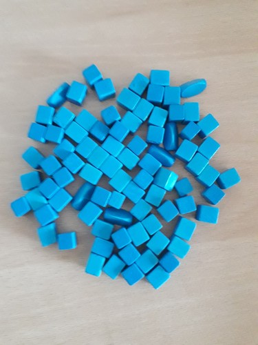 1960 era blue tokens - era,