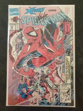 STAN LEE - Signed Comic X-Force/Spiderman - MARVEL - 30th Anniversary 1991 - EX