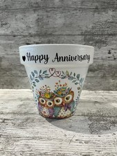 Plant pot Terracotta Owl