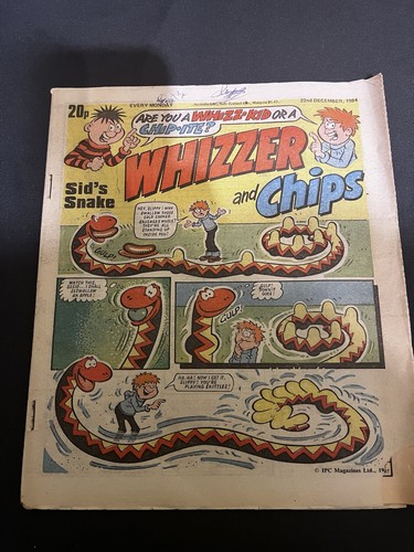 Whizzer and chips comics - and, 1984