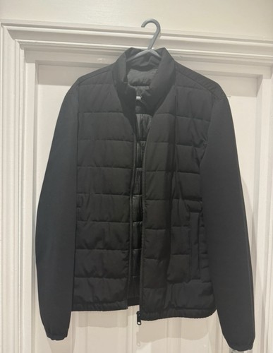 Zara black bomber jacket - black,