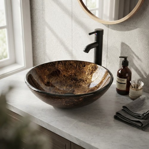 Stylish round glass - round,