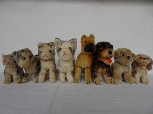 Lot vintage steiff mohair - lot, 8,vintage,steiff,mohair