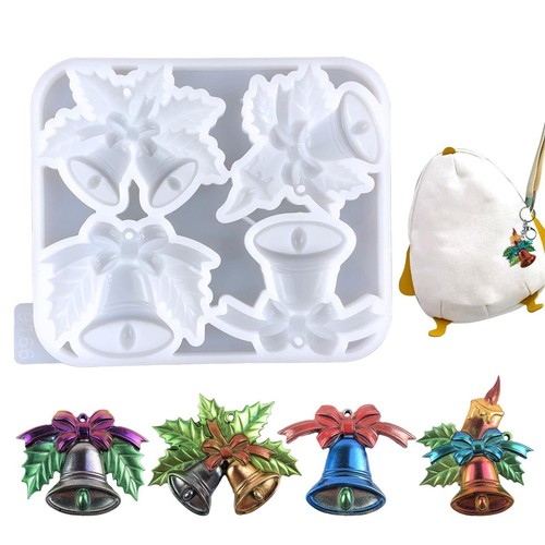 Christmas bell silicone mold - bell,