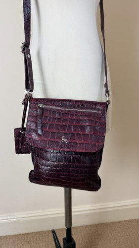 Ashwood burgundy croc effect - ashwood,