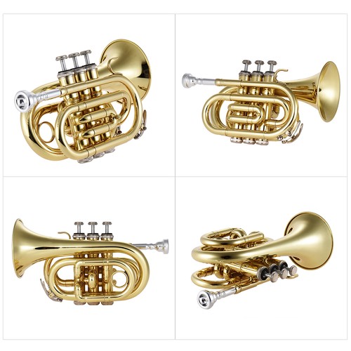 Mini pocket trumpet flat - mini, bb