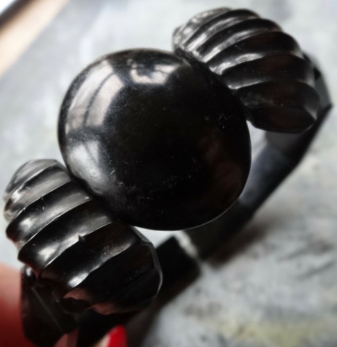 Antique victorian whitby jet - antique,