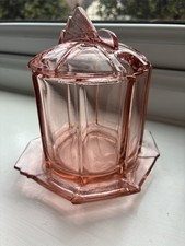 Rose Tinted Glass Vintage Jam