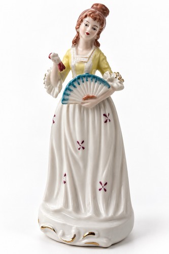 Vintage porcelain lady - porcelain,