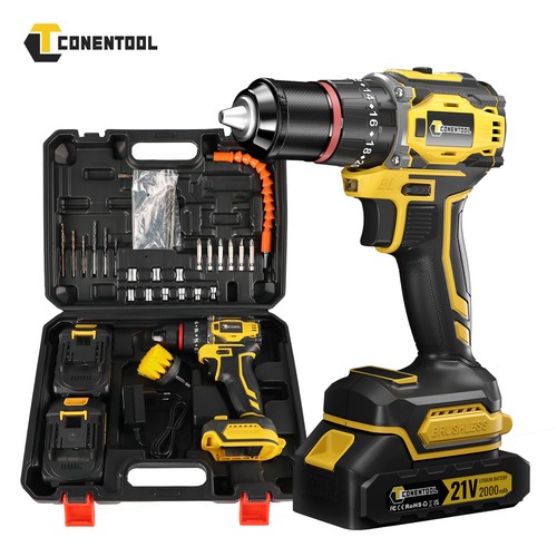 Cordless hammer drill set 21v - drill,