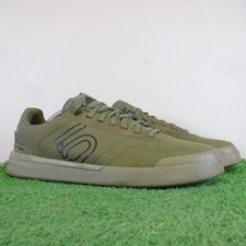 adidas Five Ten Trainers Size 9.5 Men's Olive Canvas  Sleuth DLX Cycling Shoes