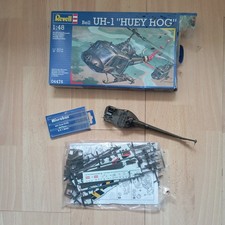 Revell 04476 1:48 Scale Bell UH-1 "HUEY HOG" Model Kit Partially Complete
